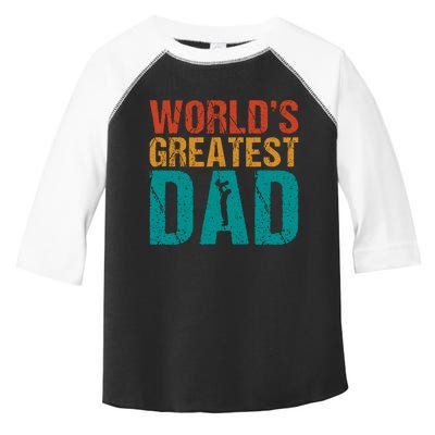 WorldS Greatest Dad Toddler Fine Jersey T-Shirt