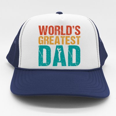 WorldS Greatest Dad Trucker Hat