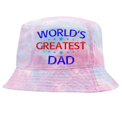 Worlds Greatest Dad Tie-Dyed Bucket Hat