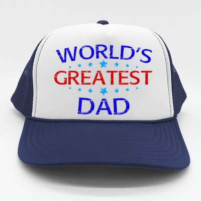 Worlds Greatest Dad Trucker Hat