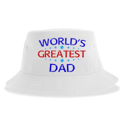 Worlds Greatest Dad Sustainable Bucket Hat