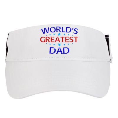 Worlds Greatest Dad Adult Drive Performance Visor