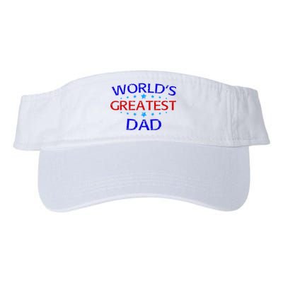 Worlds Greatest Dad Valucap Bio-Washed Visor