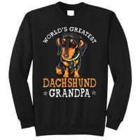 World's Greatest Dachshund Grandpa Funny Dog Wiener Lover Sweatshirt