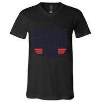 World's Greatest Dad V-Neck T-Shirt