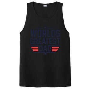 World's Greatest Dad PosiCharge Competitor Tank