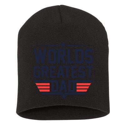 World's Greatest Dad Short Acrylic Beanie