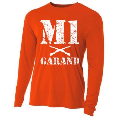 Wwii Gun Enthusiast M1 Garand Lover Military History Gift Cooling Performance Long Sleeve Crew