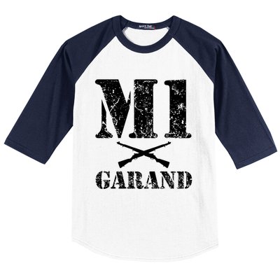 Wwii Gun Enthusiast M1 Garand Lover Military History Gift Baseball Sleeve Shirt