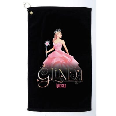 Wicked Glinda Elegant Pose Platinum Collection Golf Towel