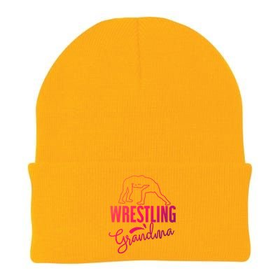 Wrestling Grandma For Wrestling Grandmother Gift Knit Cap Winter Beanie