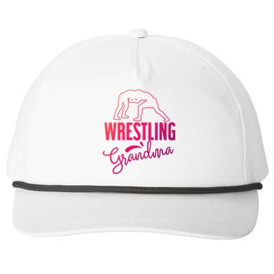 Wrestling Grandma For Wrestling Grandmother Gift Snapback Five-Panel Rope Hat