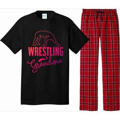 Wrestling Grandma For Wrestling Grandmother Gift Pajama Set