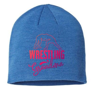 Wrestling Grandma For Wrestling Grandmother Gift Sustainable Beanie