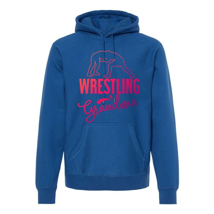 Wrestling Grandma For Wrestling Grandmother Gift Premium Hoodie