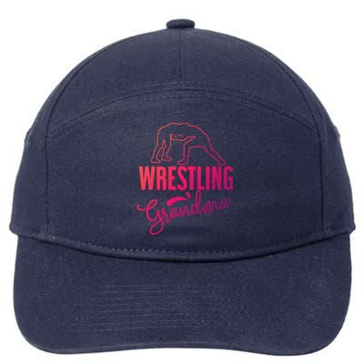 Wrestling Grandma For Wrestling Grandmother Gift 7-Panel Snapback Hat