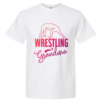 Wrestling Grandma For Wrestling Grandmother Gift Garment-Dyed Heavyweight T-Shirt