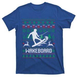 Wakeboard Gift Funny Christmas Ugly Water Sports Gift T-Shirt