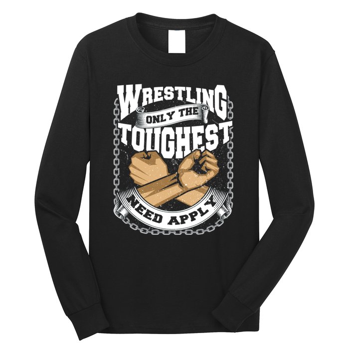 Wrestling Ground Fight Exhibition Fight Catch Long Sleeve Shirt