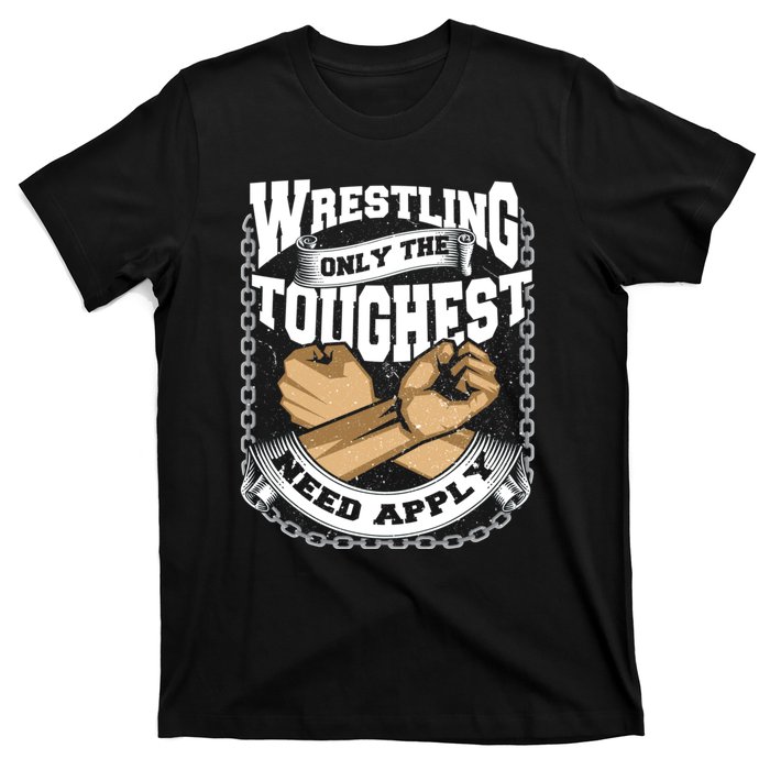 Wrestling Ground Fight Exhibition Fight Catch T-Shirt