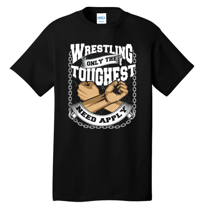 Wrestling Ground Fight Exhibition Fight Catch Tall T-Shirt