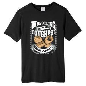 Wrestling Ground Fight Exhibition Fight Catch Tall Fusion ChromaSoft Performance T-Shirt