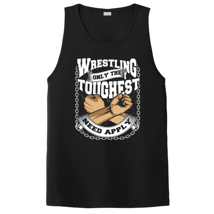 Wrestling Ground Fight Exhibition Fight Catch PosiCharge Competitor Tank