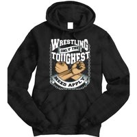 Wrestling Ground Fight Exhibition Fight Catch Tie Dye Hoodie