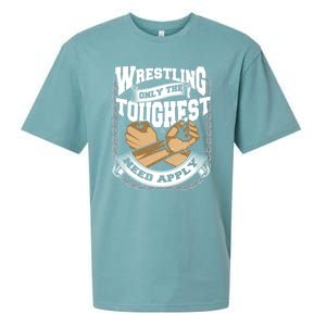 Wrestling Ground Fight Exhibition Fight Catch Sueded Cloud Jersey T-Shirt