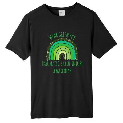 Wear Green For Traumatic Brain Injury Awareness Month Tall Fusion ChromaSoft Performance T-Shirt