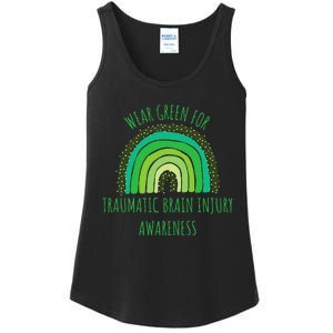 Wear Green For Traumatic Brain Injury Awareness Month Ladies Essential Tank