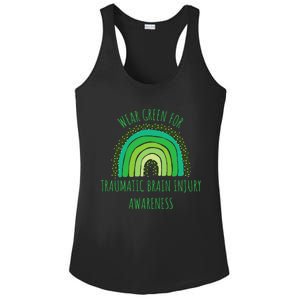 Wear Green For Traumatic Brain Injury Awareness Month Ladies PosiCharge Competitor Racerback Tank