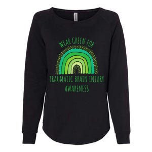 Wear Green For Traumatic Brain Injury Awareness Month Womens California Wash Sweatshirt