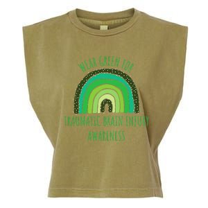 Wear Green For Traumatic Brain Injury Awareness Month Garment-Dyed Women's Muscle Tee