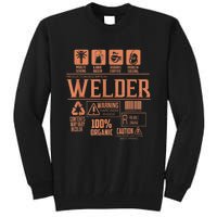 Welder Gifts For Men Funny Welder Funny Welding Tall Sweatshirt