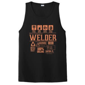 Welder Gifts For Men Funny Welder Funny Welding PosiCharge Competitor Tank