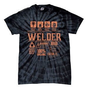 Welder Gifts For Men Funny Welder Funny Welding Tie-Dye T-Shirt