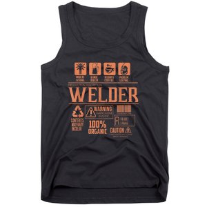 Welder Gifts For Men Funny Welder Funny Welding Tank Top