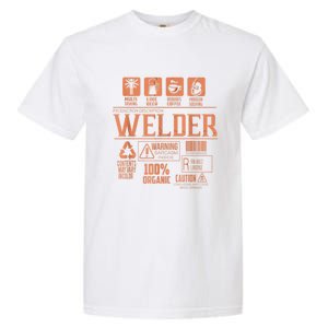 Welder Gifts For Men Funny Welder Funny Welding Garment-Dyed Heavyweight T-Shirt