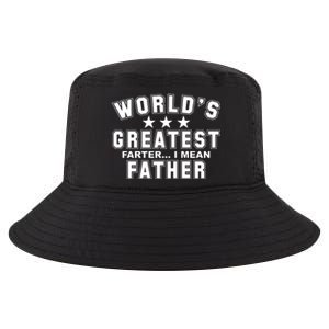 World's Greatest Farter I Mean Father Funny Gift For Dad Cool Comfort Performance Bucket Hat