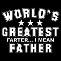 World's Greatest Farter I Mean Father Funny Gift For Dad City Backpack