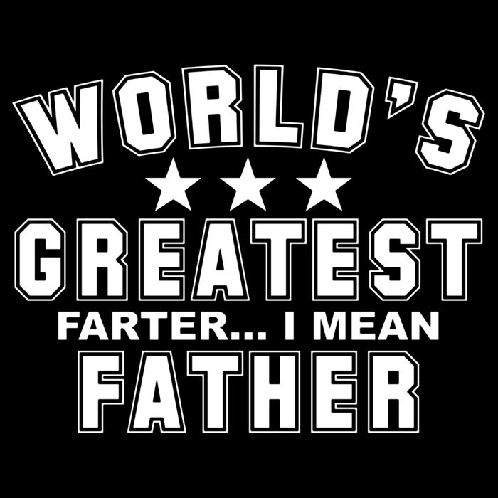 World's Greatest Farter I Mean Father Funny Gift For Dad Drawstring Bag