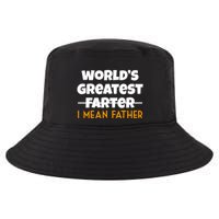 World's Greatest Farter I Mean Father Funny Cool Comfort Performance Bucket Hat