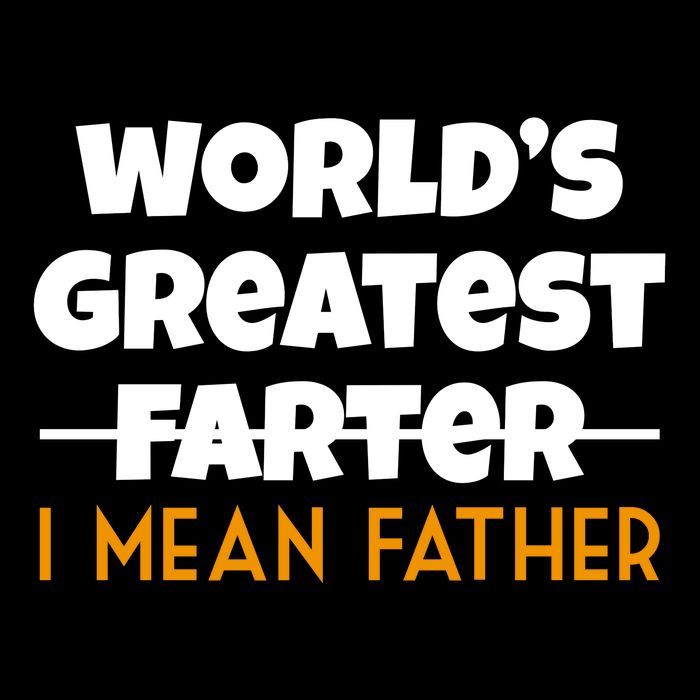 World's Greatest Farter I Mean Father Funny Drawstring Bag