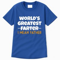 World's Greatest Farter I Mean Father Funny Tall T-Shirt