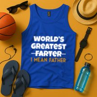 World's Greatest Farter I Mean Father Funny Tank Top