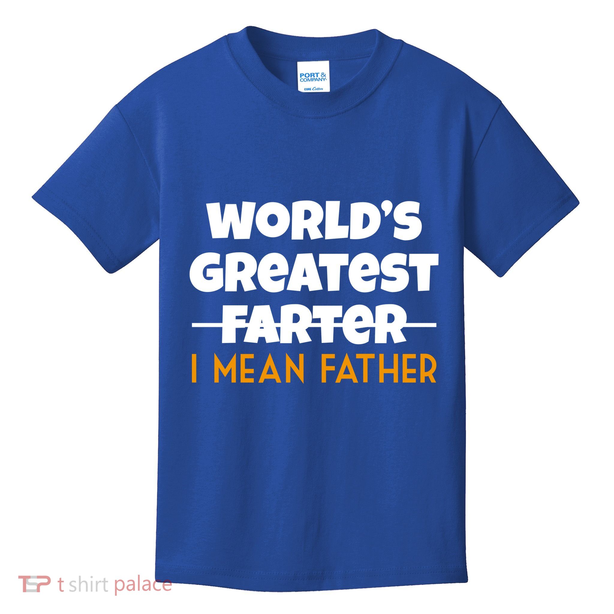 World's Greatest Farter I Mean Father Funny Kids T-Shirt