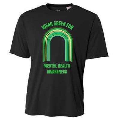 Wear Green For Mental Health Awareness, | Mental Health Cooling Performance Crew T-Shirt