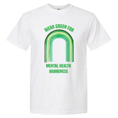 Wear Green For Mental Health Awareness, | Mental Health Garment-Dyed Heavyweight T-Shirt