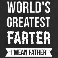 Worlds Greatest Farter I Mean Father Funny Gift Adult Drive Performance Visor